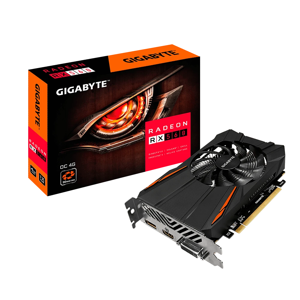 Gigabyte Radeon RX 560 OC 4G  (Rev. 3.0)